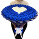 BUKIET 101 GRANATOWYCH R&Oacute;Ż MYDLANYCH Z BIAŁYM SERCEM DLA DZIEWCZYNY KOBIETY DUŻY MEGA PREZENT NA URODZINY ROCZNICĘ ŚLUBU PREMIUM FLOWER BOX mydlany kwiaty mydlane r&oacute;że