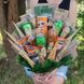 Męski bukiet jadalny z kiełbasy, pistacji, przekąsek, (bez koszt&oacute;w alkoholu)