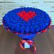 BUKIET 101 GRANATOWYCH R&Oacute;Ż MYDLANYCH Z CZERWONYM SERCEM DLA DZIEWCZYNY KOBIETY DUŻY MEGA PREZENT NA URODZINY ROCZNICĘ ŚLUBU PREMIUM Z DOSTAWĄ FLOWER BOX mydlany kwiaty mydlane r&oacute;że