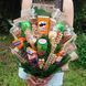 Męski bukiet jadalny z kiełbasy, pistacji, przekąsek, (bez koszt&oacute;w alkoholu)