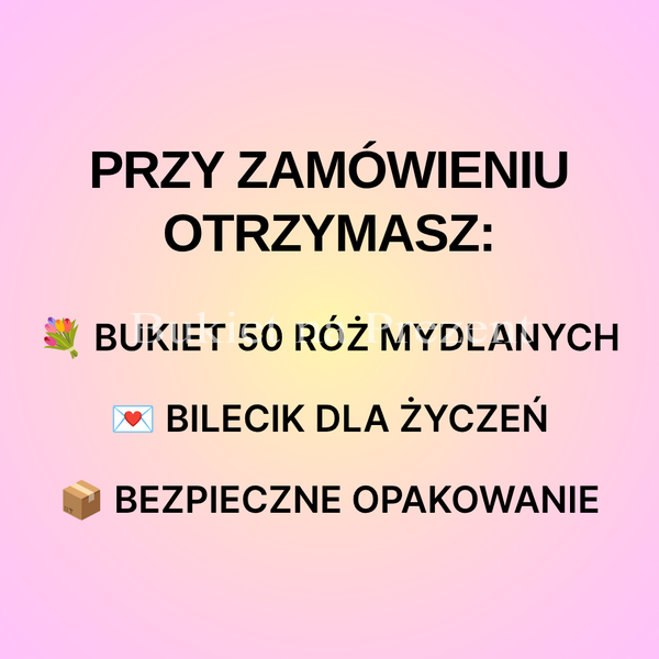 Подарок на 50 лет. Букет из мыльных роз 50 шт. bg005 granatowy i czarny f33 50szt фото