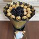 Prezent na 18. Urodziny Imeniny Rocznicę ślubu. Słodki bukiet Ferrero Rocher 18 szt. i r&oacute;że 3 szt.
