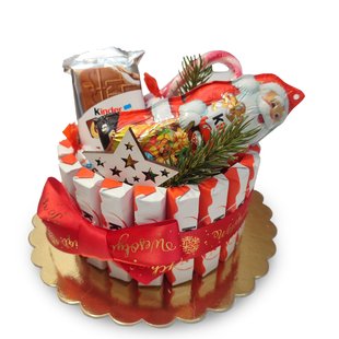 Подарок на День Святого Николая и Новый год со сладостями Киндер ss010 фото