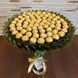 Подарок на 70-летие сладкий букет из конфет Ferrero Rocher (70 конфет) bgs047 zielony i złoty F33 70ferr  фото 6