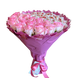 Prezent na 18 Urodziny. Słodki bukiet Raffaello i 18 gradientowych r&oacute;ż. Imeniny. Komunia