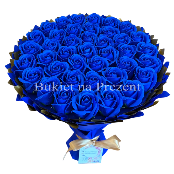 Prezent na 40 Urodziny. Bukiet mydlany kwiaty mydlane r&oacute;że 40 szt.
