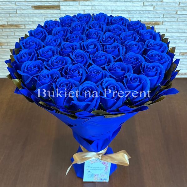 Prezent na 40 Urodziny. Bukiet mydlany kwiaty mydlane r&oacute;że 40 szt.