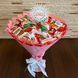 Сладкий букет розовый на день рождения со сладостями Kinder (диаметр 30 см) bgs019 r&oacute;żowy 34 фото 7