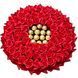 Prezent na 60 Urodziny, Imeniny, Ślub, Rocznicę Ślubu. Słodki bukiet z Ferrero Rocher i r&oacute;ż mydlanych.