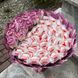 Słodki jadalny bukiet liliowy z cukierkami Raffaello i 11 mydlanych róż (średnica 30 cm)
